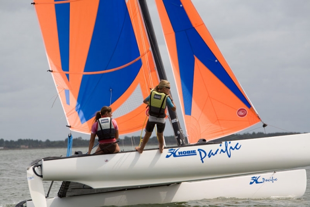  Maniobrar un catamarán 